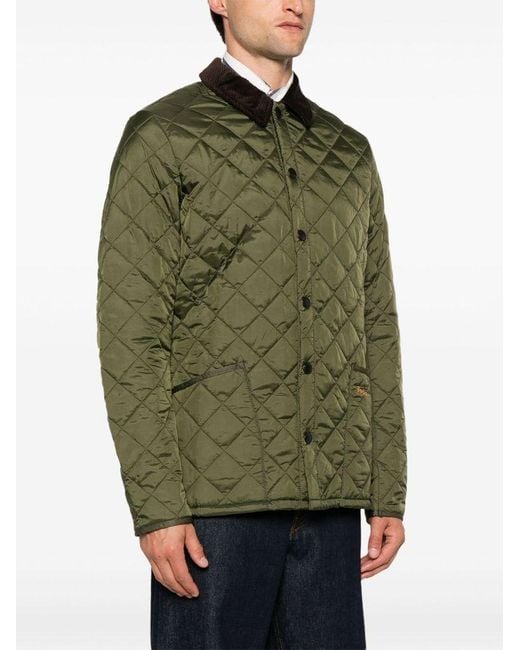 Barbour Green 'Heritage Liddesdale' Quilted Jacket for men