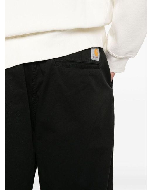 Pantaloni Marv A Gamba Ampia di Carhartt in Black da Uomo