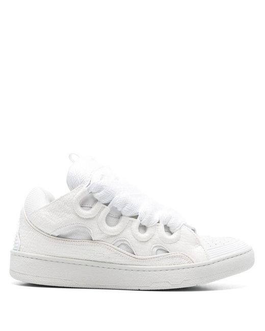Lanvin Black Curb Sneakers for men