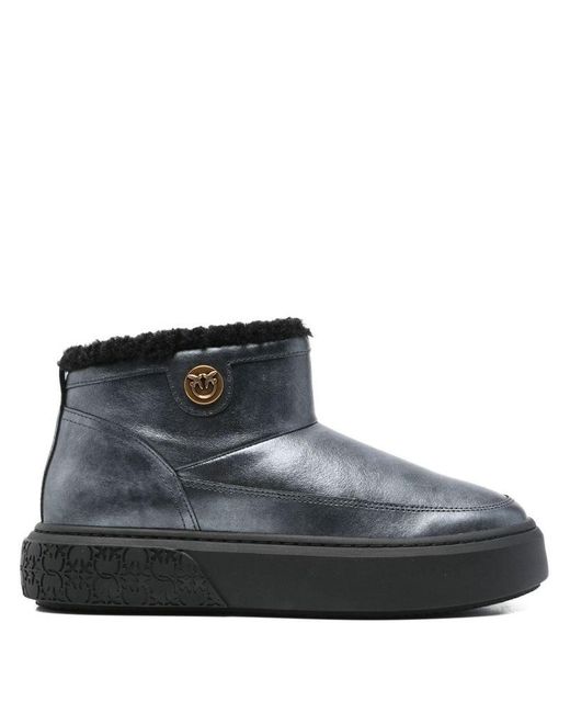 Pinko Black 'Yoko' Ankle Boots