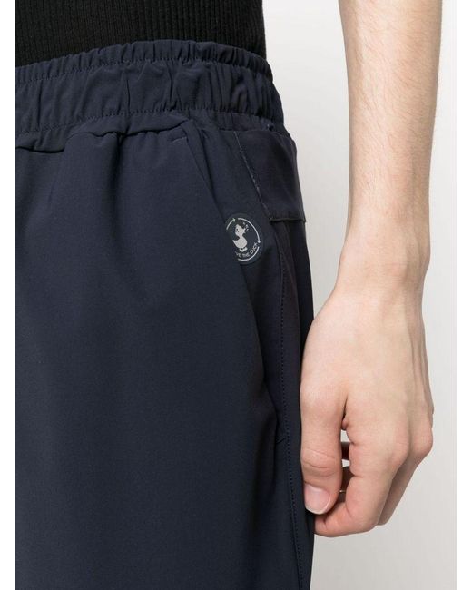 | Pantaloni Michael in tuta in tessuto elasticizzato con logo | male | BLU | XL di Save The Duck in Blue da Uomo