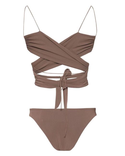 Set Bikini 'Dea' di Amazuìn in Brown
