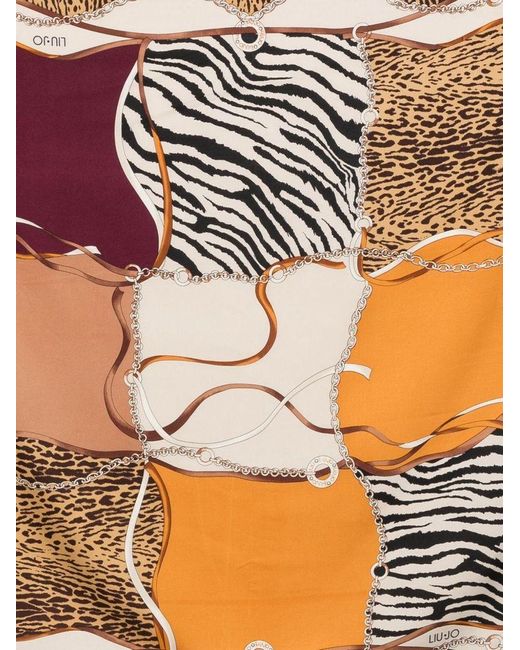Liu Jo Natural Printed Scarf