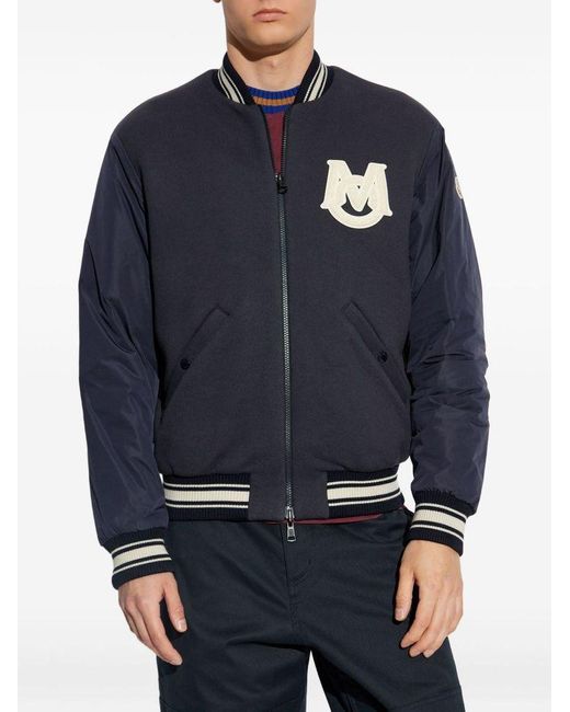 Moncler Blue Reversible 'Vennes' Jacket for men