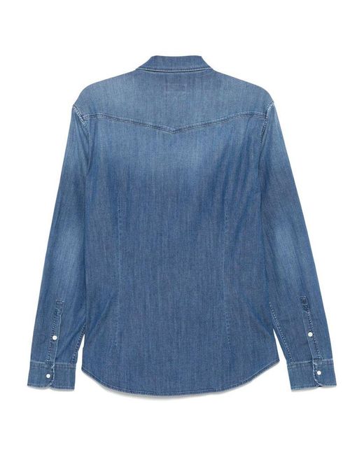 Camicia di Dondup in Blue da Uomo
