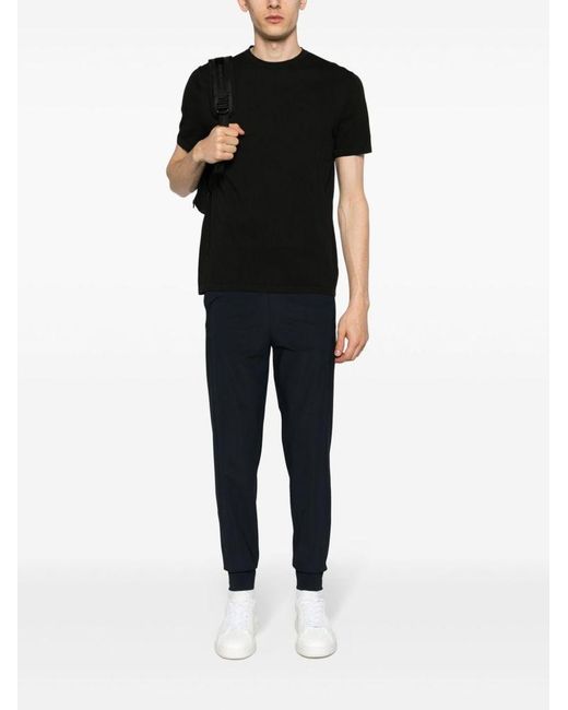 | T-shirt in cotone con etichetta con logo | male | NERO | 54 di Rrd in Black da Uomo