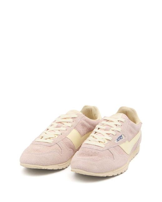 Autry Pink Windspin Sneakers