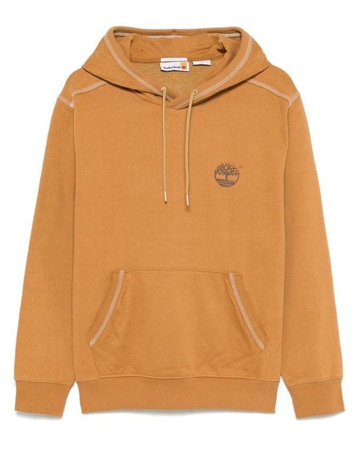 Timberland Orange Hoodie for men