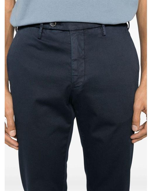 Michael Coal Blue Stretch Trousers for men