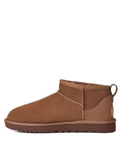 Ugg Brown 'Classic Ultra Mini' Boots