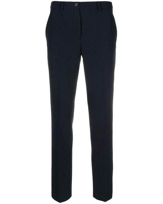 Pantaloni Dal Design Elasticizzato E Taglio Slim di Seventy in Blue