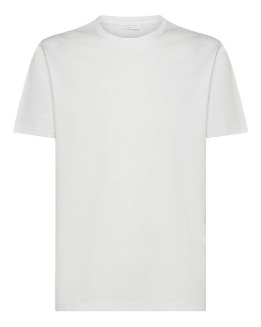 | T-shirt in cotone con logo ricamato | male | BIANCO | XL di Peuterey in White da Uomo