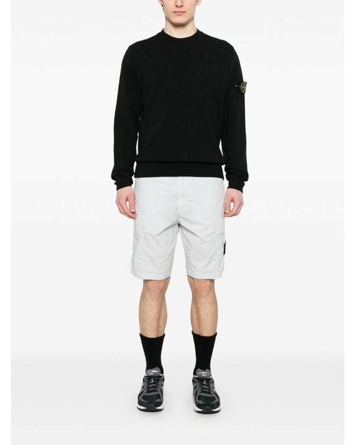 Felpa di Stone Island in Black da Uomo