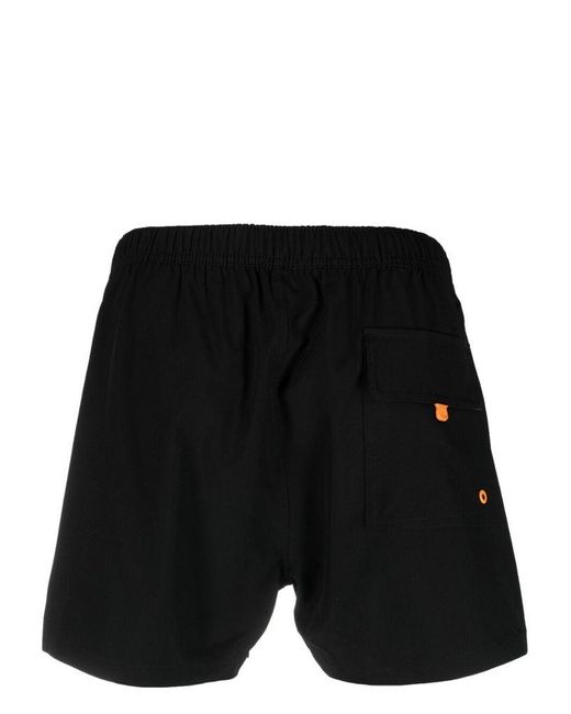 Save The Duck Black 'Demna' Swim Shorts for men