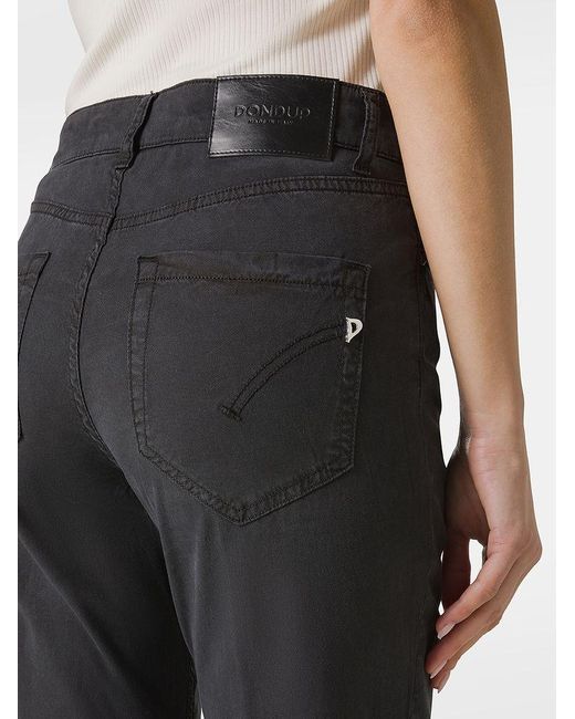 | Jeans Koons in misto cotone alla caviglia | female | NERO | 31 di Dondup in Gray