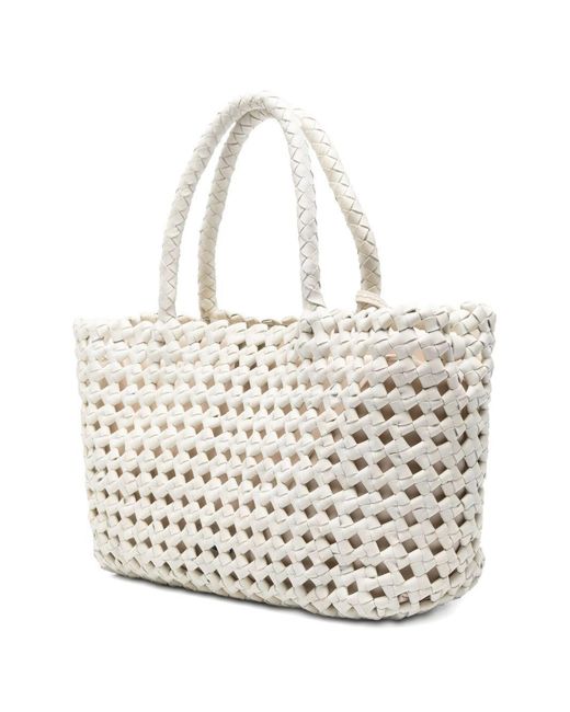Borsa Regina di VISONA in White