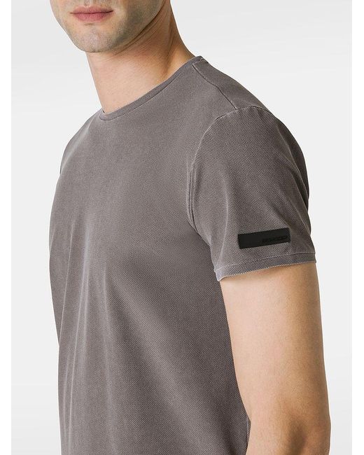 | T-shirt a maniche corte con logo | male | GRIGIO | 54 di Rrd in Gray da Uomo