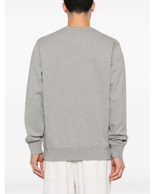 Sebago Gray 'Boothbay' Sweatshirt With Print for men