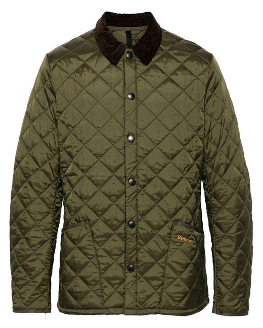 Barbour Green 'Heritage Liddesdale' Quilted Jacket for men