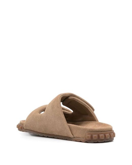 Sandali Slides Twist di Ash in White