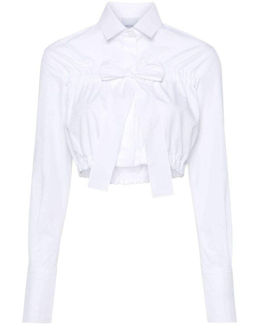 | Camicia con fiocco | female | BIANCO | 36 di Patou in White