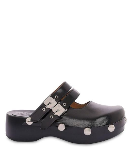 Clogs Con Fibbia di Philosophy Di Lorenzo Serafini in Black