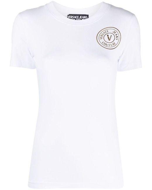| T-shirt stampa logo | female | BIANCO | S di Versace in White