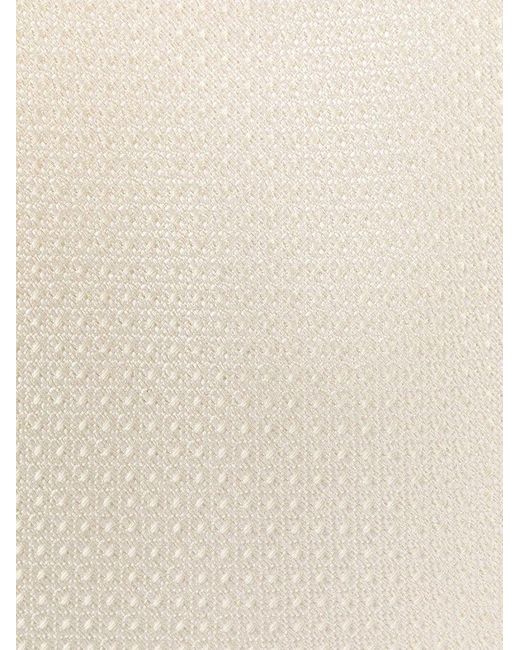 Cravatta Classica di Dolce & Gabbana in White da Uomo