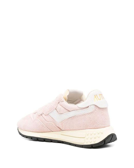 Sneakers Reelwind Rosa E Con Camoscio di Autry in Pink