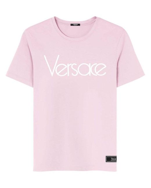 T-shirt di Versace in Pink