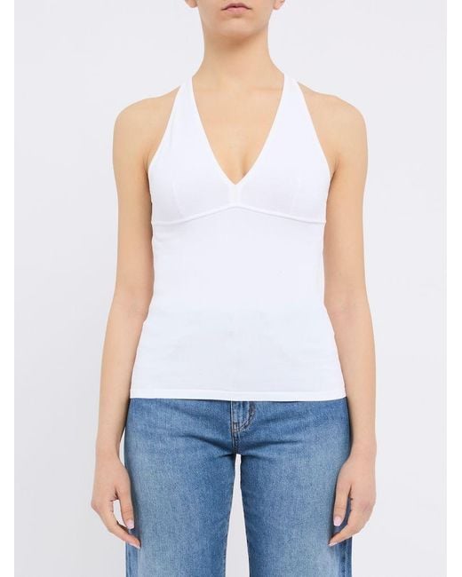 Max Mara White 'Armida' Top