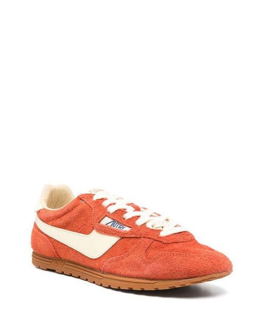 Autry Red Suede Sneakers