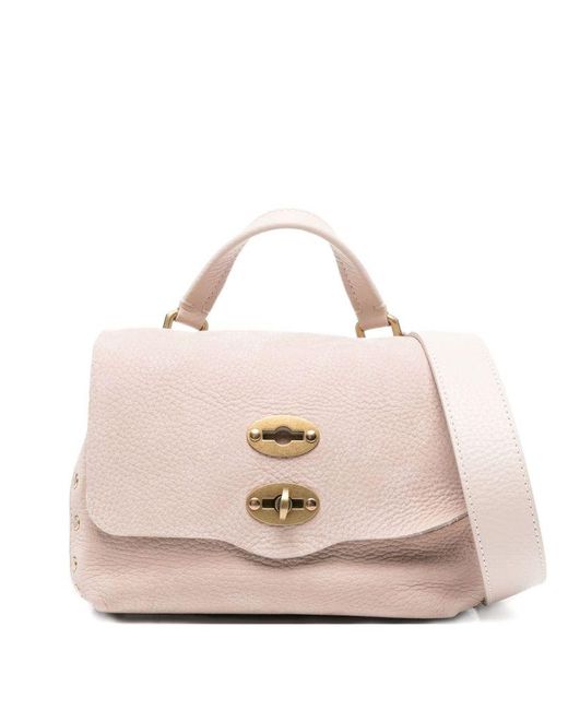 Borsa Tote 'Baby Postina' di Zanellato in Pink