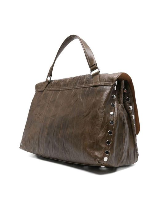 Borsa A Tracolla 'Postina Media' di Zanellato in Brown