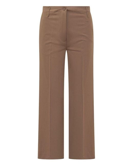 Semicouture Brown 'Shelby' Trousers