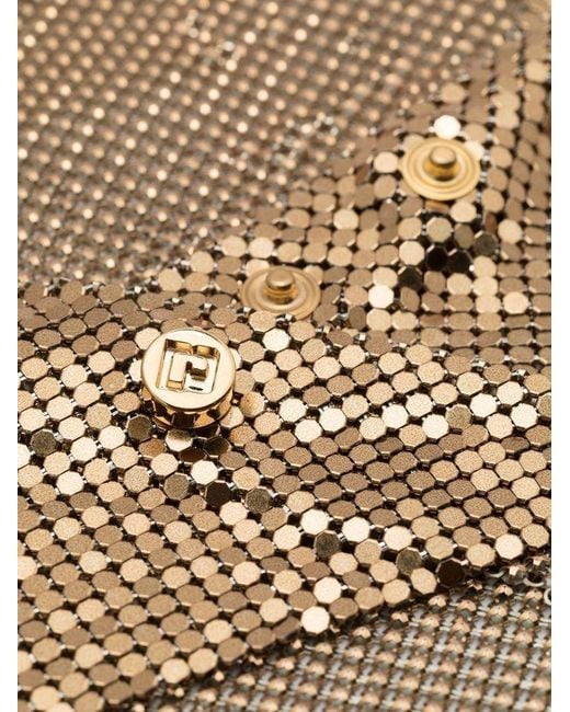 | Sciarpa 'Chainmail' in maglia leggera di catena pixelata | female | ORO | UNI di Rabanne in Metallic