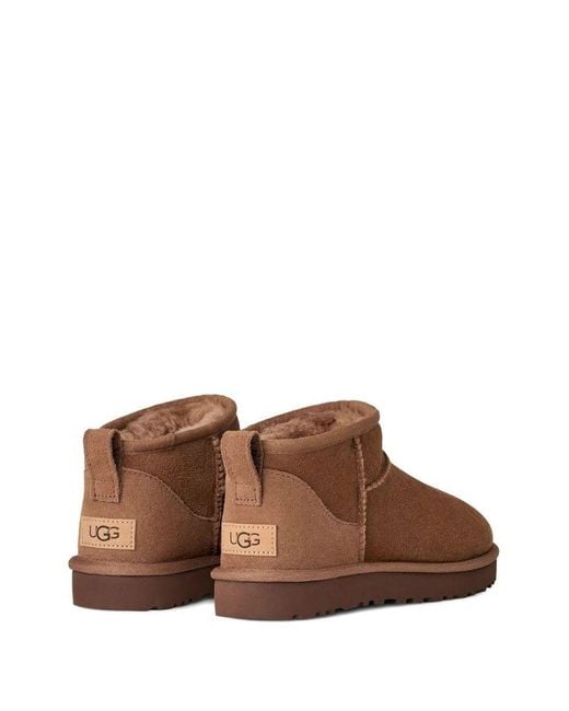 Ugg Brown 'Classic Ultra Mini' Boots