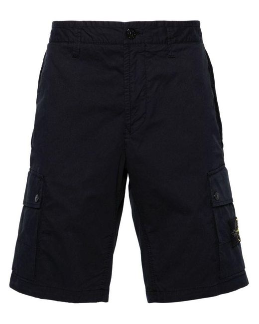 | Shorts con tasche | male | BLU | 40 di Stone Island in Blue da Uomo