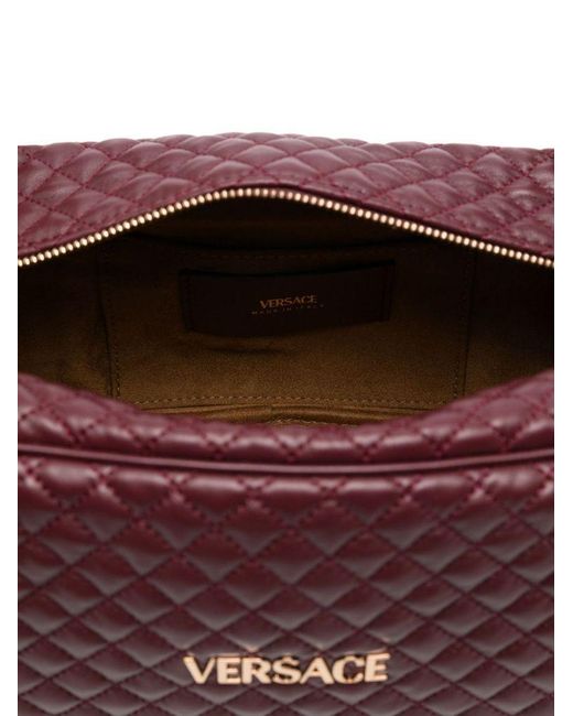 Borsa A Tracolla Bowling di Versace in Purple