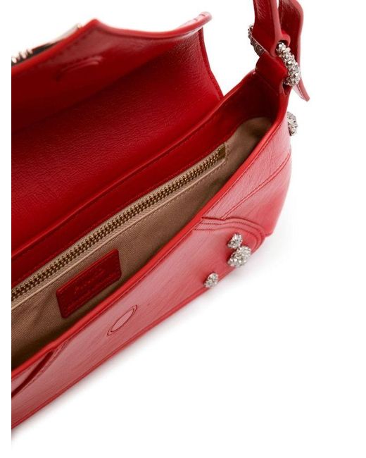 | Borsa a spalla 'Classic 520 Naplak Vintage' in pelle | female | ROSSO | UNI di Pinko in Red