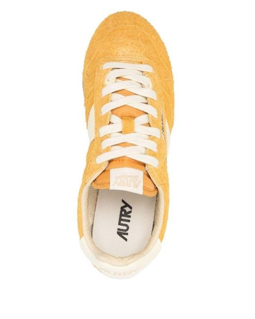 Autry Yellow Sneakers