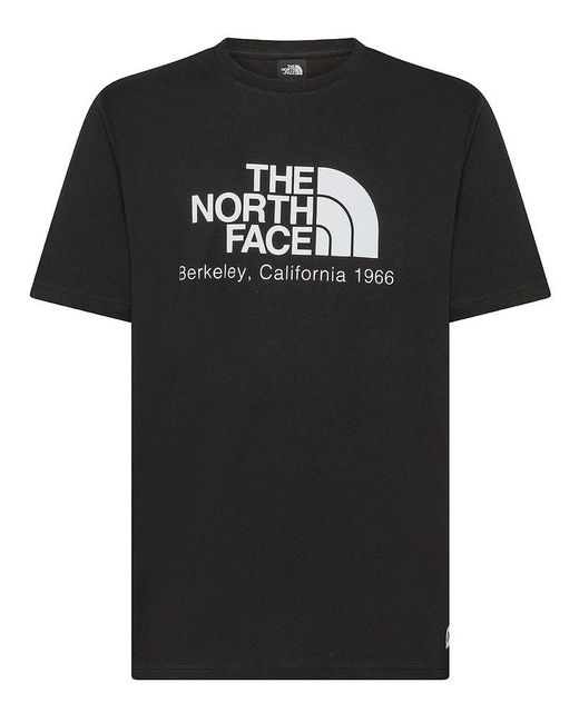 | T-shirt in cotone con logo sul petto | male | NERO | XL di The North Face in Black da Uomo