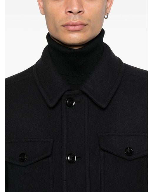 Tom Ford Black Jacket With Pockets for men