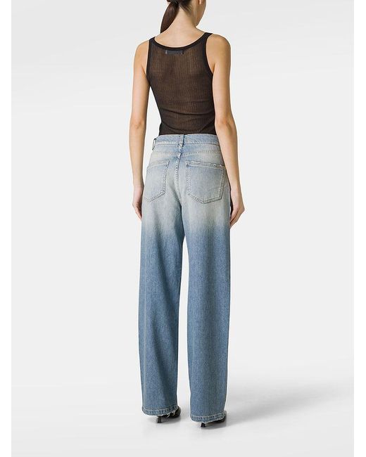 | Jeans in cotone stretch lavato loose fit | female | BLU | 44 di Seventy in Blue
