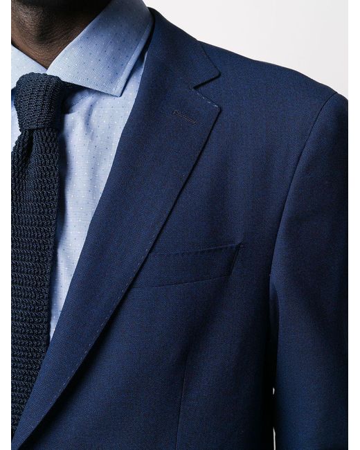 Completo Due Pezzi Monopetto di Boss in Blue da Uomo
