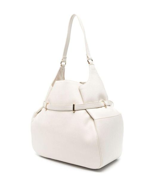 Liu Jo White Shoulder Bag With Charm