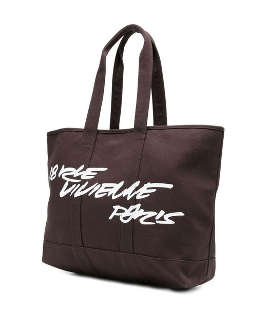 X Futura 2000 Borsa Tote Grande Con Stampa Floreale di KENZO in Black da Uomo