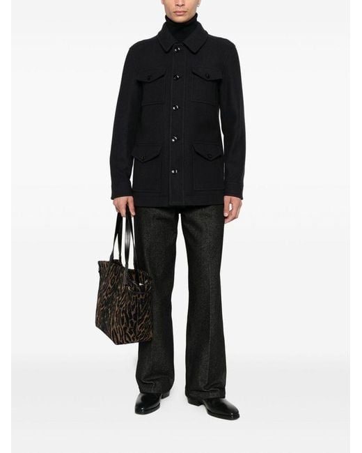 Tom Ford Black Jacket With Pockets for men