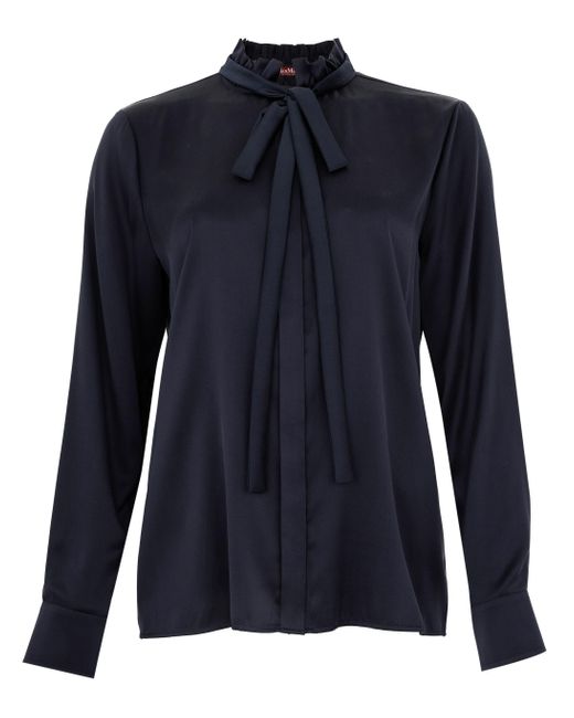 Blusa 'Gilles' di Max Mara in Blue