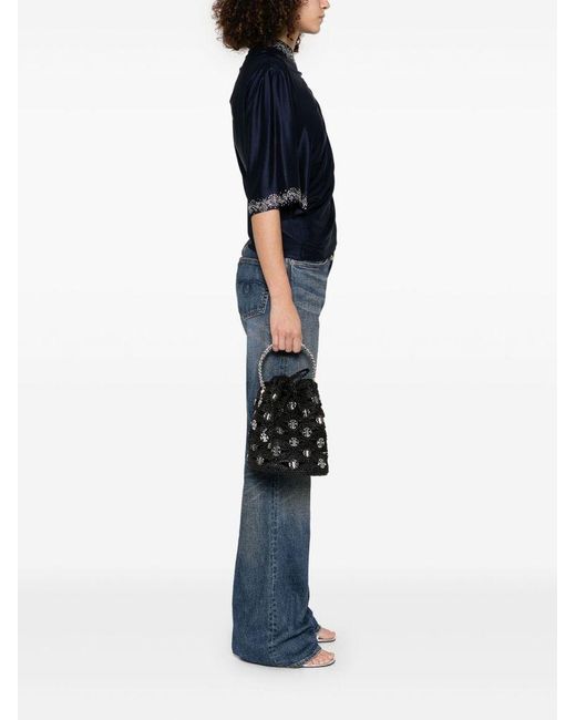 Borsa A Secchiello di Rabanne in Black